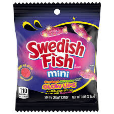 Sweedish Fish Glow ups 83 gr