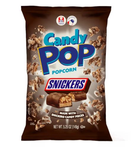 CANDY POP POPCORN SNICKERS 12 x 149g / 5.25oz (BBD: 02-2025) 1
