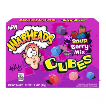 Warheads Warheads Berry Cubes Theatre Box 12x99g