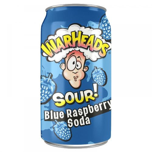Warheads Warheads Blue Raspberry Sour Soda 12x330ml