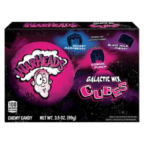 Warheads Warheads Galactic Cubes Theater Box 12x99g
