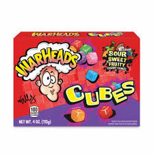 Warheads Warheads Warheads Chewy Cubes Theatre 12x113g
