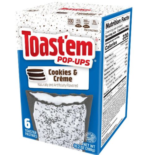 Toast'em Toast'em Pop-Ups Frosted Cookies & Creme 288g